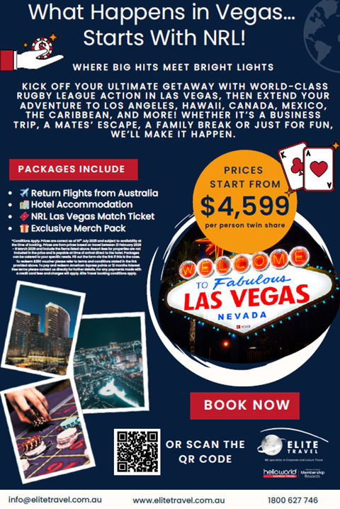 NRL In Vegas Promotion